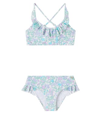 Ruffled floral bikini | Bonpoint