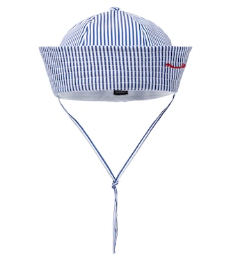 Baby - Cappello a righe in misto cotone | Monnalisa