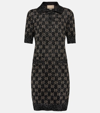 Minikleid GG aus Jacquard-Strick | Gucci