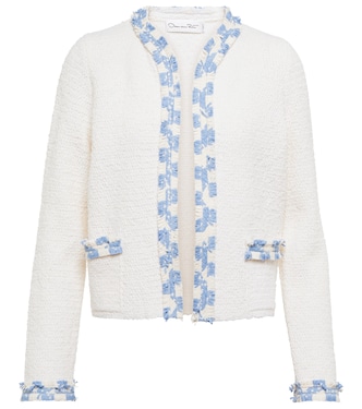 Wool-blend tweed jacket | Oscar de la Renta