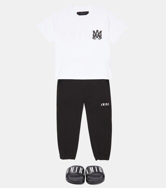 Mules en cuir à logo | Amiri Kids