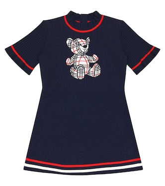Intarsia wool-blend dress | Burberry Kids