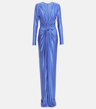 Robe longue Swanson en satin | Costarellos