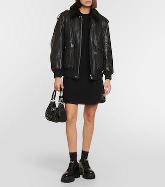 Bomberjacke aus Leder | Prada