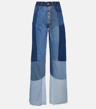 Regenerated wide-leg jeans | Marine Serre