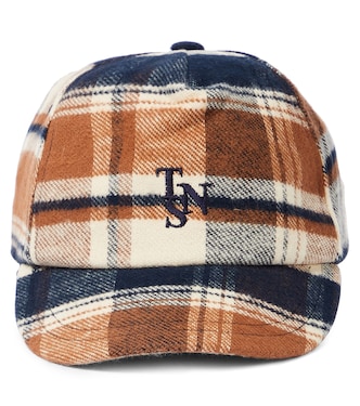 Casquette Thomas en coton à carreaux | The New Society