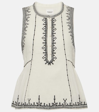 Top Pagos de algodón bordado | Marant Etoile