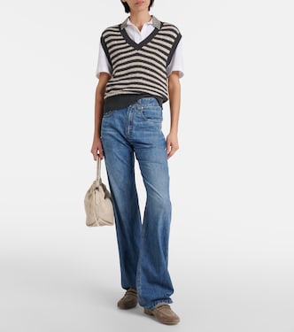 Jeans rectos de tiro alto | Brunello Cucinelli