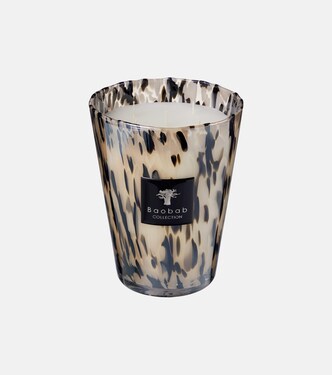 Pearls Black Large scented candle | Baobab Collection