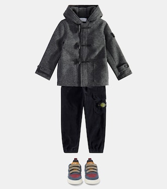 Compass duffel coat | Stone Island Junior