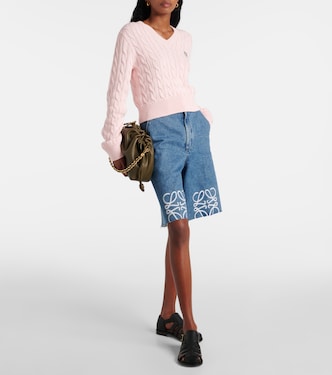 Anagram denim Bermuda shorts | Loewe