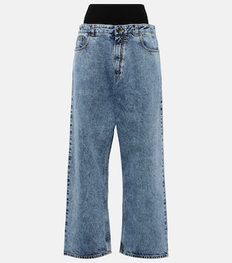 Knit Band straight jeans | Alaïa