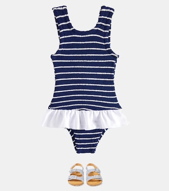 Baby - Costume intero Denise a righe | Hunza G Kids