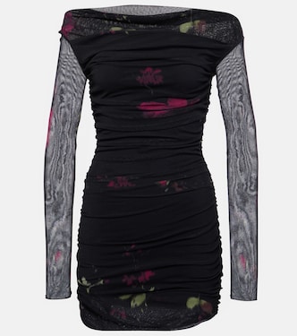 Miniabito in mesh con stampa | Blumarine