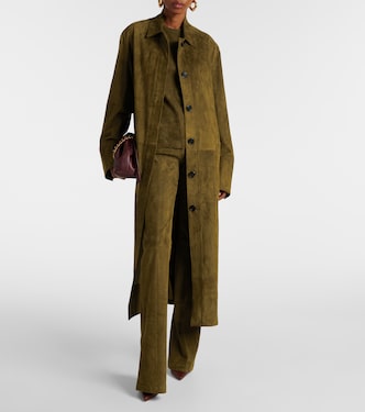 Pantaloni flared Kam 24 in suede | Stouls