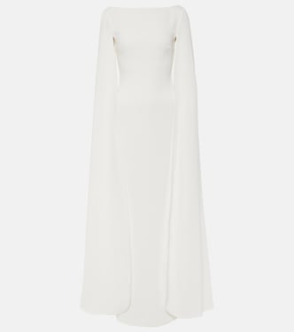 Robe longue Sadie en crêpe | Solace London