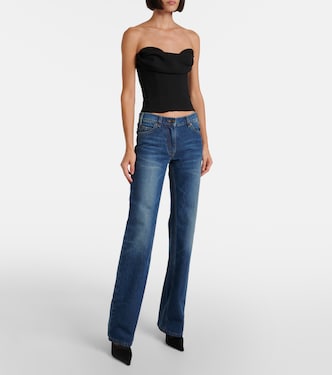 Jean flare à taille basse | Magda Butrym