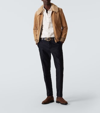 Pantalon chino en satin de coton | Tom Ford