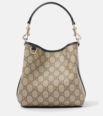 GG Emblem Mini coated canvas tote bag | Gucci