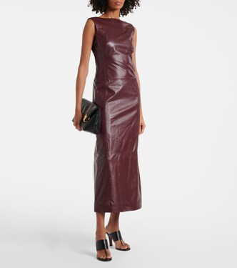 Abito midi in pelle | Proenza Schouler