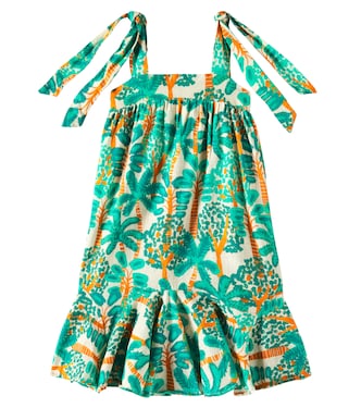 Bedrucktes Kleid Da Mata aus Baumwolle | Fábula