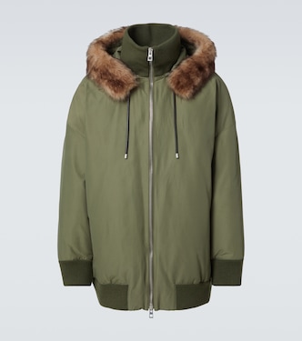 Wattierte Jacke mit Shearling | Loewe