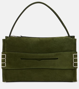 Schultertasche Loafer Small aus Veloursleder | JW Anderson