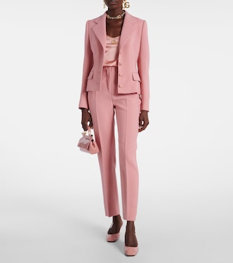 Top DG en satin de soie mélangée | Dolce&Gabbana
