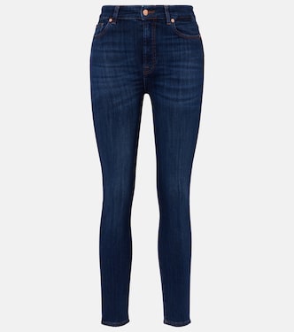 High-Rise Cropped Skinny Jeans Aubrey | 7 For All Mankind