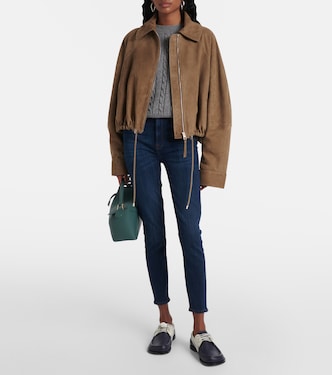 Jeans skinny Aubrey de tiro alto cropped | 7 For All Mankind