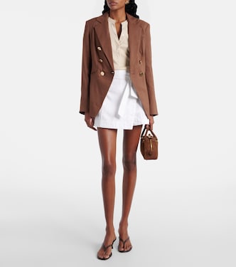 Elle Dickey linen-blend blazer | Veronica Beard