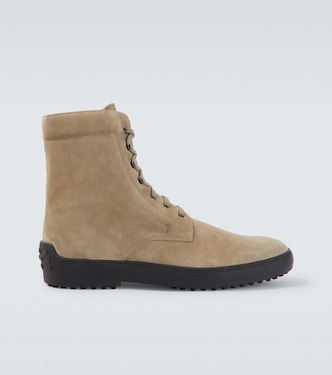 Schnürstiefel aus Veloursleder | Tod's