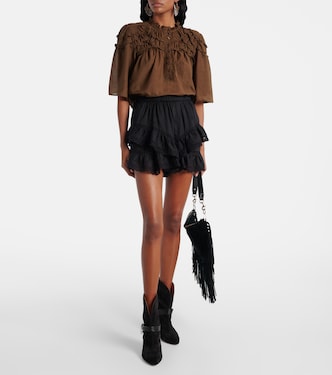 Geana ruffled cotton shorts | Marant Etoile