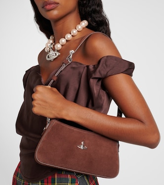 Tasha Mini suede shoulder bag | Vivienne Westwood