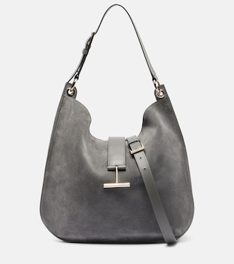 Tara Large suede crossbody bag | Tom Ford