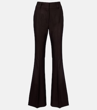 Pantaloni flared Rhein in lana a vita alta | Gabriela Hearst