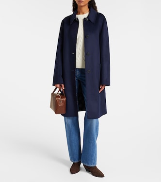 Single-breasted wool coat | Tory Burch