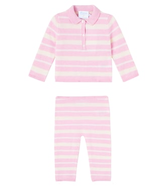 x Guest in Residence Baby Lelo polo sweater and pants set | Bonpoint