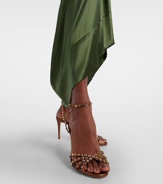 Tequila 85 embellished leather sandals | Aquazzura