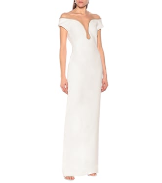 Lara stretch-cady gown | Stella McCartney
