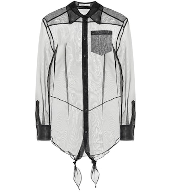 Blusa de algodón transparente | Acne Studios