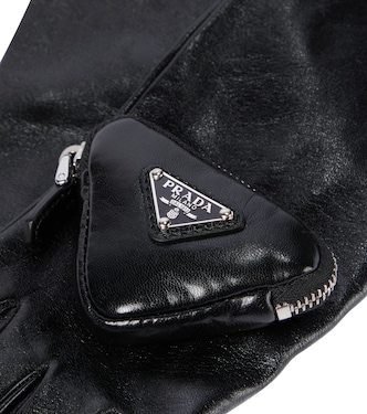 Guanti in nappa con pouch | Prada