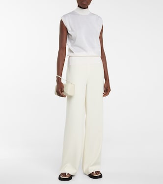 Sandali infradito Ginza in pelle e suede | The Row