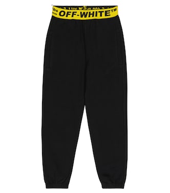 Pantalones en jersey de algodón | Off-White Kids