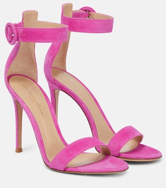 Sandali Portofino 105 in suede | Gianvito Rossi