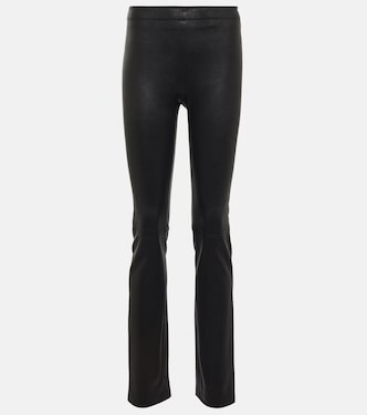 Cropped-Hose aus Leder | Stouls