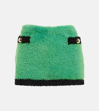 Shearling miniskirt | Blancha