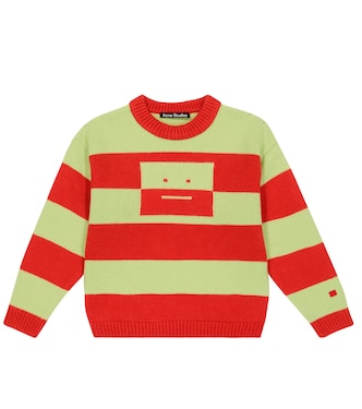 Pull rayé en laine | Acne Studios Kids