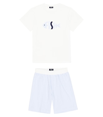 Ensemble t-shirt et short en coton | Il Gufo