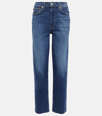 Jeans rectos de tiro alto | Re/Done